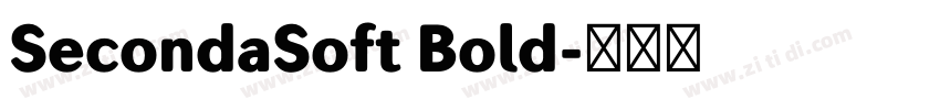 SecondaSoft Bold字体转换 SecondaSoft Bold字体转换